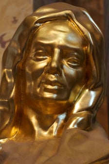 Figura św. Anny z Kaplicy Hochberga (po rekonstrukcji)