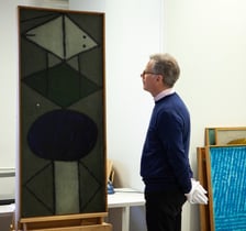 Wizyta Michael Gauthier w Pawilonie Czterech Kopuł. Muzeum Sztuki Współczesnej we Wrocławiu