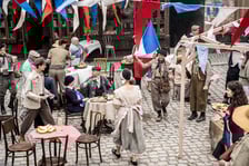 <p>Bystrzyca Kłodzka, na planie filmu &bdquo;The Partisan&rdquo; (polski tytuł to &bdquo;Skarbek&rdquo;) o polskiej agentce wywiadu brytyjskiego Krystynie Skarbek</p>