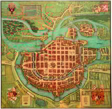 <p>Mapa z XVI wieku</p>