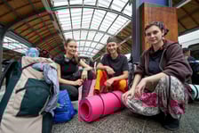 Pociągiem na Pol'and'Rock Festival. Dworzec Wrocław Główny