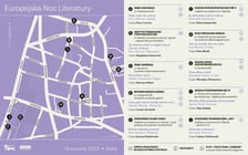 Mapa wydarzeń Europejskiej Nocy Literatury 2023 na Hubach