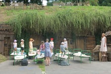 <p>Pr&oacute;ba do spektaklu &bdquo;Zaporożec nad Dunajem&rdquo;, sceny z udziałem dzieci</p>