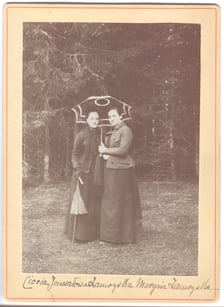 <p>Po lewej: Jadwiga Zamoyska z domu Działyńska</p>