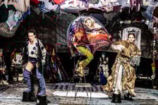 <p>Spektakl "Trąbka do słuchania" we Wrocławskim Teatrze Wsp&oacute;łczesnym</p>