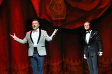 <p>Artyści Opery Wrocławskiej i goście podczas gali &bdquo;Opera Italia&rdquo;</p>