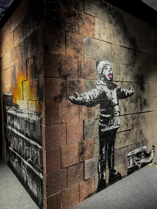 Z wystawy The Mystery of Banksy
