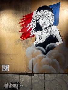 Z wystawy The Mystery of Banksy