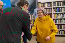 <p>Radość Gansiniec, jedna z najbardziej aktywnych czytelniczek</p>