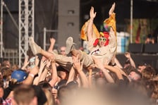 Festiwal 3-Majówka we Wrocławiu - drugi dzień koncertów i zabawa publiczności