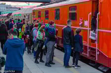 Noc Muzeów z pociągami retro w poprzednich latach