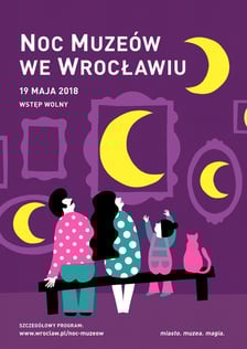 <p>Plakat Joanny Gniady na Noc Muze&oacute;w 2018</p>