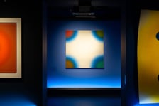 <p>Prace Wojciecha Fangora na wystawie &bdquo;American Dream&rdquo; w Krupa Art Foundation</p>