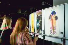 <p>Wystawa plakat&oacute;w filmowych na I pietrze Kina Nowe Horyzonty</p>