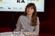 <p>dyrektorka Wrocławskiego Instytutu Kultury, Dominika Kawalerowicz / konferencja o Kongresie Kultury Wrocławia i Dolnego Śląska</p>
