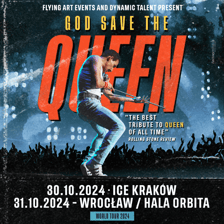 <p class="MsoNormal">Październik zamknie koncert poświęcony muzyce zespołu Queen w wykonaniu argentyńskiej grupy God Save The Queen. Argentyńczycy <span style="mso-spacerun: yes;">&nbsp;</span>nie tylko odtwarzają piosenki, ale także wygląd legendarnych muzyk&oacute;w z liderem Freddiem Mercurym.</p>
<p class="MsoNormal"><strong>Termin</strong>: 31 października o godzinie 20:00<br /><strong>Bilety</strong>: <a href="https://www.ebilet.pl/muzyka/rock/god-save-the-queen?partner=spartan&amp;city=Wroc%C5%82aw">od 148 złotych &ndash; do kupienia tutaj</a>.</p>
<p class="MsoNormal">&nbsp;</p>