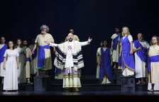 <p>Pr&oacute;ba do spektaklu &bdquo;Nabucco&rdquo; w Operze Wrocławskiej</p>