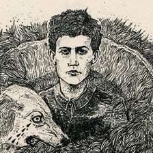 <p>Grafika Aleksandry Czudżak (detal)</p>