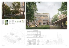 <p>Wizualizacje prac, kt&oacute;re brały udział w konkursie.&nbsp;Warszawska pracownia TŁO Michał Sikorski Architekt</p>