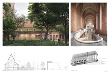 <p>Wizualizacje prac, kt&oacute;re brały udział w konkursie.&nbsp;Warszawska pracownia TŁO Michał Sikorski Architekt</p>