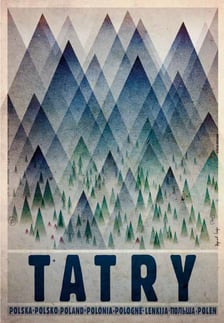 <p>Plakat Ryszarda Kai &ndash; Tatry</p>