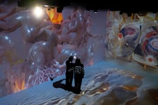 <p>Przestrzeń immersyjna &bdquo;W ciemnej toni miłości&rdquo;</p>