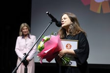 <p>Gala wręczenia nagr&oacute;d w VI edycji Konkursu Strefy Kontaktu we Wrocławskim Teatrze Wsp&oacute;łczesnym &ndash; Urszula Honek</p>