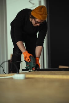 Teatr KAMBAK - próby do nowego spektaklu i remont nowej sceny