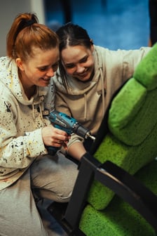 Teatr KAMBAK - próby do nowego spektaklu i remont nowej sceny