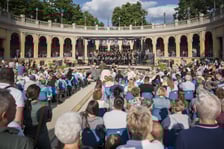 <p>Koncert orkiestry wojskowej na Bastionie Sakwowym 20 czerwca</p>