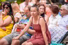 <p>Park Staromiejski, 26.07.2025. Koncert Dominik Mąkosa Trio, Vertigo Summer Jazz Festival 2025.</p>