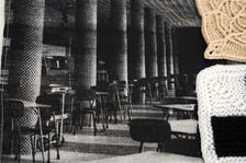 <p>Fragmenty tkaniny artystycznej, która od 29 października ozdobi ścianę w Barbarze</p>