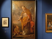 <p>Św. Augustyn | Michael Willmann według Petera Paula Rubensa | olej na płótnie | 1696</p>