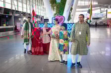 Obchody Święta Diwali na lotnisku we Wrocławiu, 2 listopada 2025