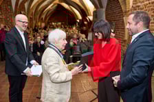 <p>Otwarcie wystawy "Wieloświat. Anna Szpakowska-Kujawska" w Muzeum Architektury we Wrocławiu</p>