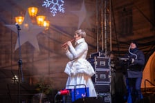 <p>Koncert Magdy Steczkowskiej na wrocławskim Rynku</p>