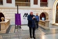 <p>Uroczyste odsłonięcie &bdquo;Portretu sześcioletniej Bożeny Steinborn&rdquo; Witkacego &ndash; daru dla Muzeum Narodowego we Wrocławiu</p>