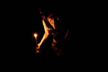 <p>Kadr z czytania preformatywnego "Dzień dobry, jestem wdową". Wrocław, 28.02.2026</p>