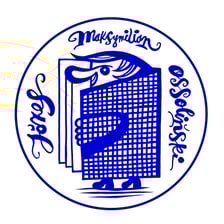 <p>Wizerunek J&oacute;zefa Maksymiliana Ossolińskiego stworzony przez Tomasza Brodę &ndash; założyciel Ossolineum jest tu niemal człowiekiem-księgą</p>