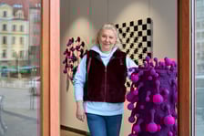 <p>Prace Aleksandry Gisges Daleckiej obejrzymy w mia Art Gallery do 16 kwietnia &ndash; na zdjęciu artystka</p>