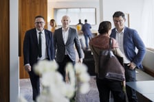 Uczestnicy spotkania zorganizowanego przez Stowarzyszenie Europa Forum.