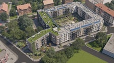Inwestycja przy ul. Ignacego Mościckiego to jeden z najważniejszych projektów mieszkaniowych realizowanych obecnie przez TBS Wrocław. Wizualizacja