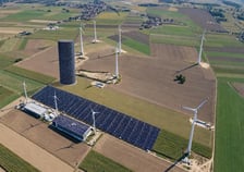 Pod Wrocławiem powstaje magazyn energii na grawitację, wizualizacja