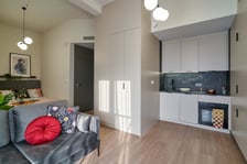 Na zdjęciu widać mieszkanie w Apartamentach Traugutta