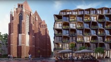Projekt budynku biura AP Szczepaniak, który brał udział w konkursie, ale nie wygrał
