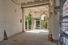 Zdjęcia z Bastionu Sakwowego (Wzgórza Partyzantów) podczas budowy