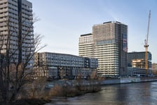 <p>Kompleks Quorum ma się składać z pięciu budynk&oacute;w, nazwanych alfabetycznie (A&ndash;E).</p>