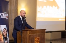 Uczestnicy spotkania  dotyczącego strategii Wrocławia 2050