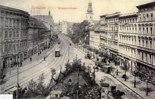 1902 r., pl. Wróblewskiego, widok w kierunku centrum