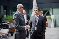 Uczestnicy obchodów 10-lecia 3M Global Service Center  we Wrocławiu.